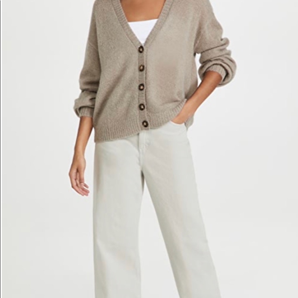 NWT Naadam Balloon Sleeve Cardigan X Large $415 - Picture 4 of 5